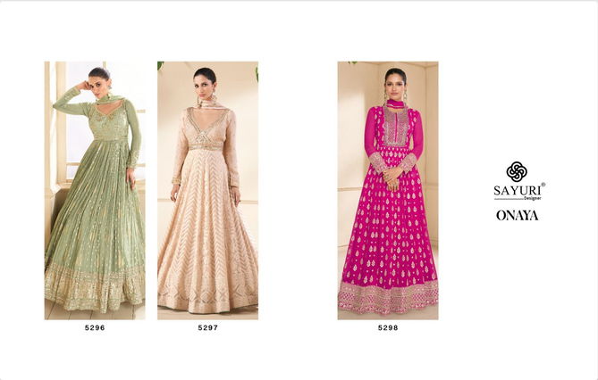 Onaya By Sayuri Wedding Wear Gown With Dupatta Wholesalers In Delhi